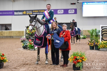 Richard Howley smoothly lands the feature Grand Prix at Kelsall Hill’s inaugural International show Richard Howley smoothly lands the feature Grand Prix at Kelsall Hill’s inaugural International show